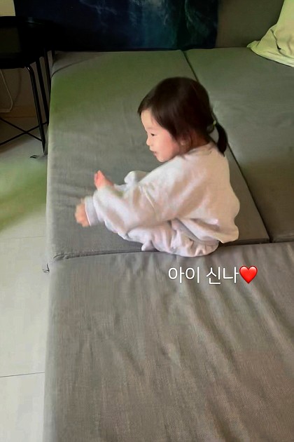 21개월 채아의 신나는 일상❤️#21개월아기 #춤추는아기 #아이신나