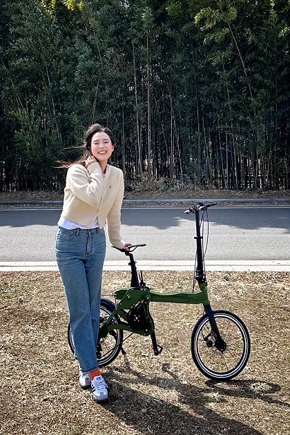#광고 #팝사이클 #자전거 #접이식자전거 #경량자전거 #자전거타는여자 